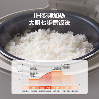 北鼎 RD5731 电饭煲 3L IH加热 家用多功能锅值得手入吗(北鼎电饭煲怎么样)-图片4