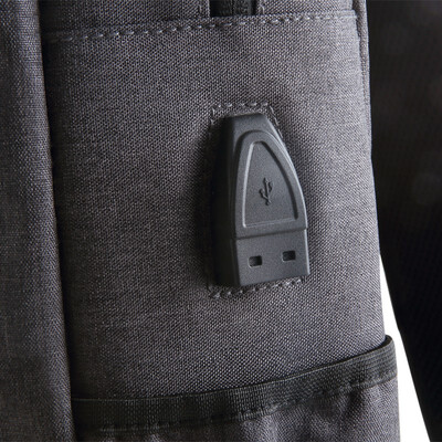 外交官Diplomat 商务简约休闲双肩背包 HM-1513L 灰色