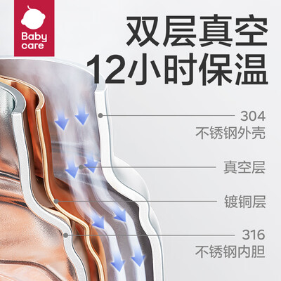 宝宝保温杯不锈钢304和316的区别(babycare 600ml儿童保温杯316不锈钢不锈钢保温杯评测说真相)-图片4