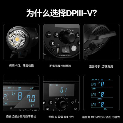 神牛影棚闪光灯哪个系列好（神牛DP600IIIV摄影闪光灯影棚套装摄影补光灯好不好）-图片2