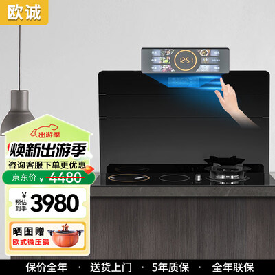 欧诚分体式集成灶怎么样（欧诚 BL009 自动翻盖集成灶套餐分体式集成灶测评看真相）-图片1