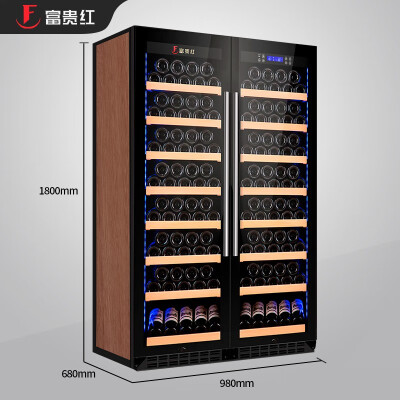富贵红FGH-388红酒柜对开门340瓶评测说真相(富贵红FGH-388红酒柜对开门340瓶测评看真相)-图片1