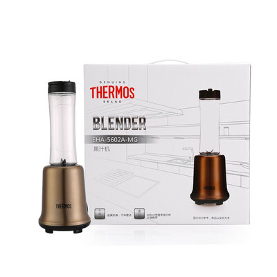 THERMOS（膳魔师）家用小型便携式多功能水果料理机果汁机 EHA-5602A-MG 