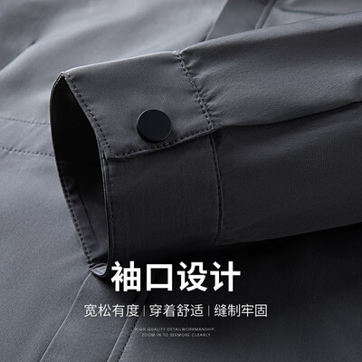 杉杉男士风衣黑色175 Q款是否值得入手(杉杉男士风衣黑色175 Q款质量烂不烂)-图片3