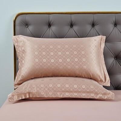 路易卡罗（Louis Kellog）柔丝缎提花四件套 威尼斯-粉玉LK-6311