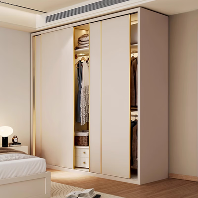 何家匠 ENF级推拉门衣柜 1米现代简约设计质量烂不烂(何家匠家具怎么样)-图片1