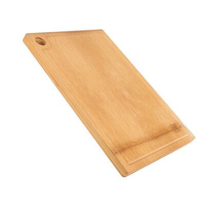 双立人ZWILLING 家用厨房刀具两件套 中片刀红黑-整竹砧板 Now S中片刀砧板两件套 ZW-K201/54380-007-722