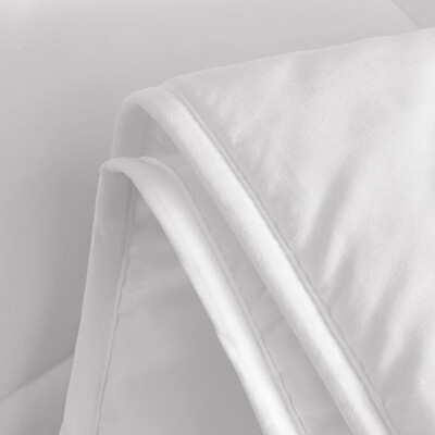 LOVO罗莱生活 双喜临门子母被套装 VQF2020-1  白色 200x230cm（子被+母被+高低枕头*2）