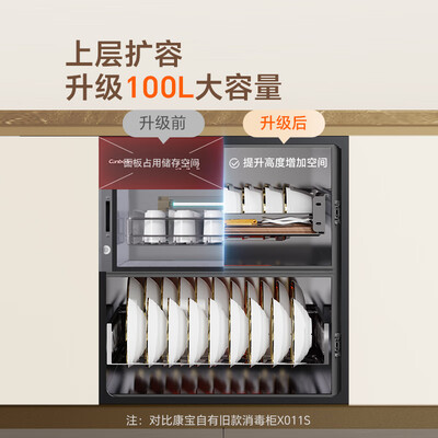 康宝消毒柜嵌入式哪款好（康宝 C100 消毒柜 嵌入式100L大容量消毒碗柜值得手入吗）-图片2
