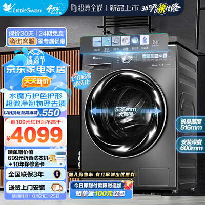 小天鹅滚筒洗衣机深度对比：TG100RVIC滚筒洗衣机值得入手吗？-图片6