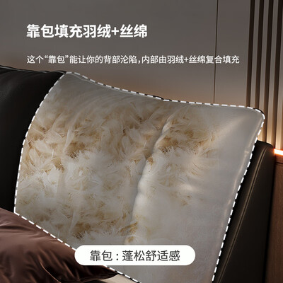 法蒂玛真皮床1.5米双人婚床带乳胶垫和床头柜值得手入吗(法蒂玛真皮床1.5米双人婚床带乳胶垫和床头柜质量烂不烂)