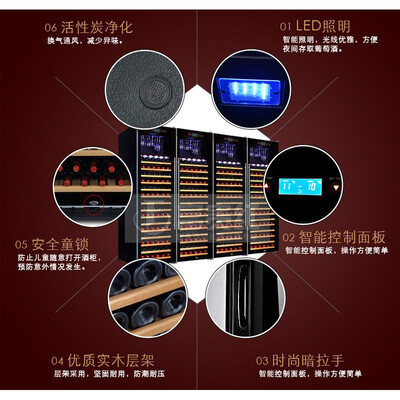 富贵红和酒红色一样吗（富贵红FS-920酒柜1.9米1000瓶红酒柜好不好）-图片1