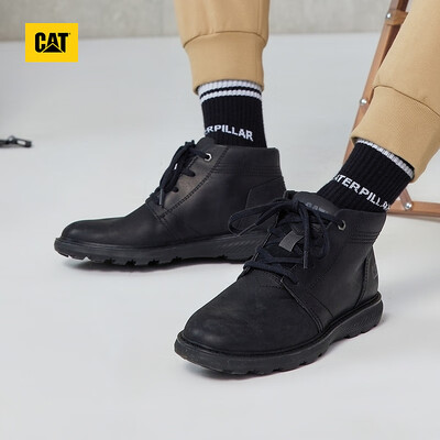 男士工装靴配什么裤子好看（CAT 男工装靴 橡胶底 黑色 40男靴测评看真相）