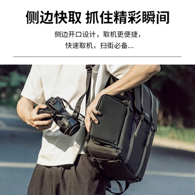 相机包是双肩好还是斜挎好(CWATCUN 双肩相机包 通用摄影包质量烂不烂)