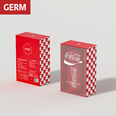 格沵（germ）可口可乐联名款元气保温杯370mL GPA-2131VP-CCRH(红) 