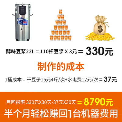 九阳免洗豆浆机对比（九阳 22升豆浆机 商用免滤无渣机商用豆浆机好不好）