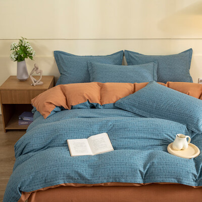 無印良品 全棉磨毛四件套 MUJI-TJ23-77 巴赫风情