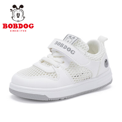 巴布豆（BOBDOG）男童鞋软底宝宝学步鞋夏季儿童运动鞋 103332083 27