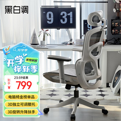 黑白调的电脑椅怎么样（黑白调P2 Pro人体工学椅办公椅质量如何）