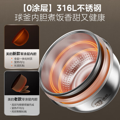 美的 4L IH电饭煲 家用多功能电饭锅体验效果好吗（美的多功能电饭锅怎么煮粥）