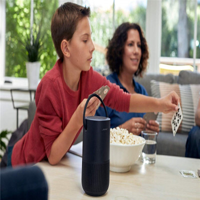 bose Portable 蓝牙音箱音响扬声器智能便携式 360度音效 Alexa控制 IPX4防水 黑色 家庭户外旅行