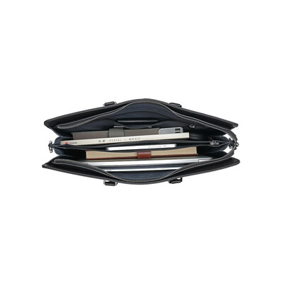 金利来 男式商务公文包 FA103094-111 黑色