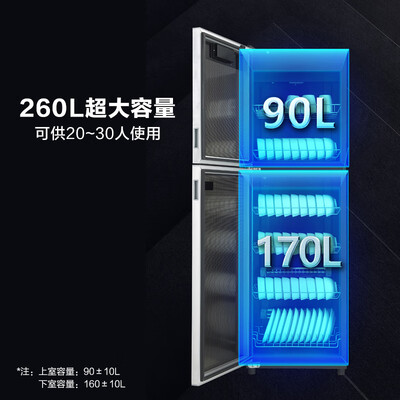 容声 360-RD305S立式消毒柜 大容量家商两用值得手入吗（容声消毒柜怎么使用 4个按钮）-图片3