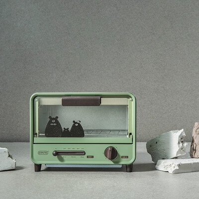ERNTE 电烤箱 ETS-2101-OG 6L 绿色迷你电烤箱值得手入吗(迷你电烤箱哪个牌子好)