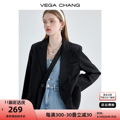 VEGA CHANG 小西装 2024新款 黑色 S质量如何（VEGA CHANG 小西装 2024新款 黑色 S评测说真相）-图片2