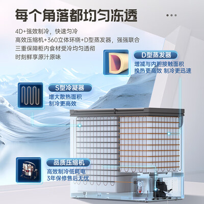 澳柯玛 BCD-211CSNE双温冰柜体验效果好吗（澳柯玛冰柜冷藏和冷冻怎么调节）-图片5