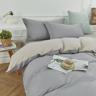 路易卡罗（Louis Kellog） 简约纯棉四件套 夜灰 LK-6338