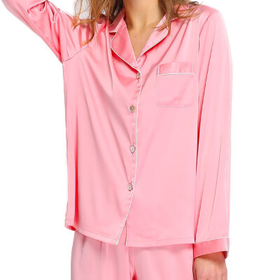艾丝雅兰 A-Y500 月光倾城丝绸睡衣单人装 女款粉色 备注尺码