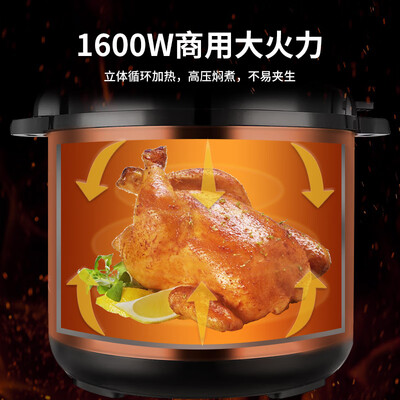 半球电压力锅质量怎么样(半球PESKOE电压力锅12L商用大容量煮饭锅商用电压力锅质量如何)-图片4