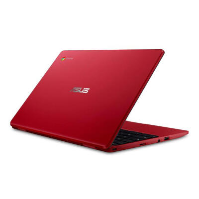 ASUS 华硕Chromebook C223红色笔记本电脑 英特尔赛扬180度谷歌 32GB+4GB 英特尔双核赛扬，谷歌系统，11.6英寸防眩光 高级红色设计