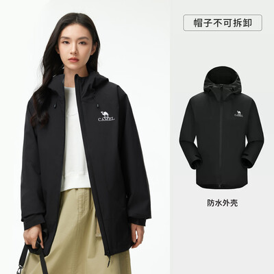 CAMEL A13CATR157 女款 XL 幻影黑冲锋衣怎么样（骆驼冲锋衣是哪个国家的品牌）-图片3