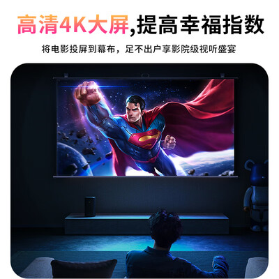 投影仪选择极米还是索尼（极川 100英寸投影幕布投影仪质量如何）-图片4