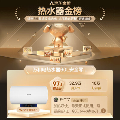 万和60c51电热水器（万和60L电热水器E60-Q2WY10-20即热式电热水器到底如何,值得入手吗）