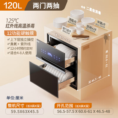 消毒柜嵌入式哪个品牌好(志高 CHIGO 消毒柜 120L 二星级 嵌入式嵌入式消毒柜好不好)-图片4