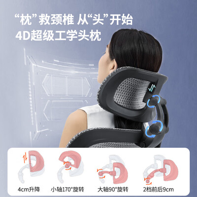 诺亿莱尔 NOEL 人体工学椅 宇宙灰 4D头枕 带脚踏办公椅是否值得入手（诺亿莱尔 NOEL 人体工学椅 宇宙灰 4D头枕 带脚踏办公椅体验效果好吗）
