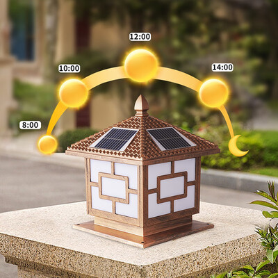 太阳能柱灯好还是电灯好（雷士NVC 中式太阳能柱头灯太阳能灯靠谱吗,揭秘内幕）-图片2