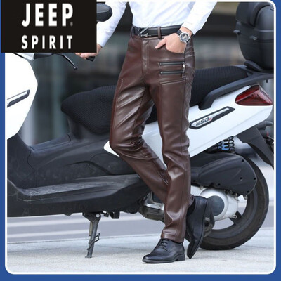 海宁皮裤怎么样（JEEP SPIRIT海宁真皮牛皮裤黑色 29男士皮裤靠谱吗,揭秘内幕）