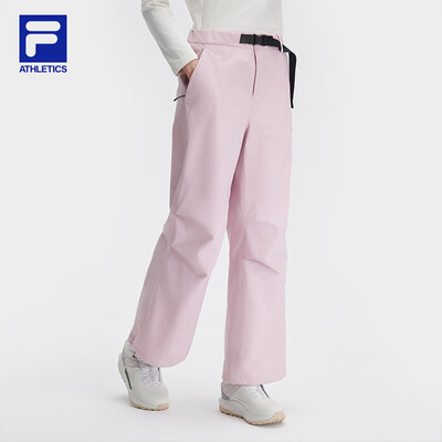 FILA 斐乐 PK男士冲锋裤 冬季宽松 暗樱粉 XS怎么样（斐乐男士冲锋裤怎么搭配）