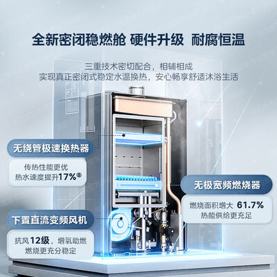 美的 M9燃气热水器 16升 超一级能效 以旧换新是否值得入手（美的燃气热水器出现e5怎么处理）-图片3