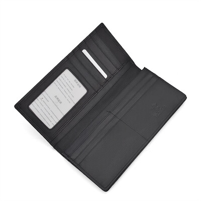 啄木鸟 PLOVER  商务男士钱夹GD5928-8A 黑色 18.5*9*2CM