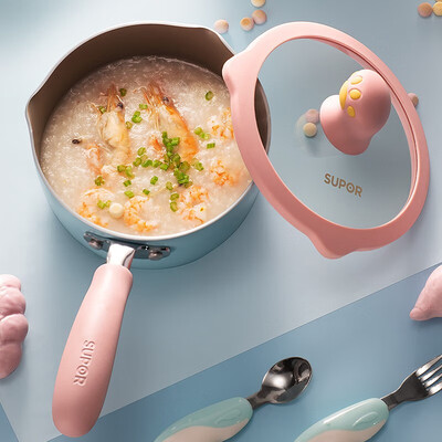 苏泊尔（SUPOR）小馋喵辅食套锅(萌动粉) TP1931Q-R