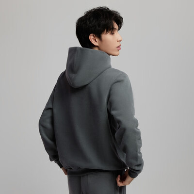 Gap LOGO碳素软磨抓绒连帽衫卫衣质量烂不烂（gap卫衣怎么样）