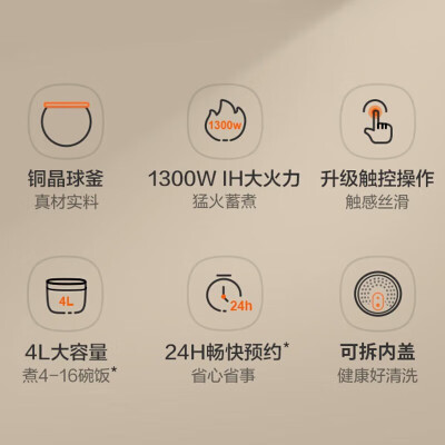 苏泊尔4L电饭煲铜晶球釜IH加热质量如何（苏泊尔电饭煲预约时间怎么算）-图片1