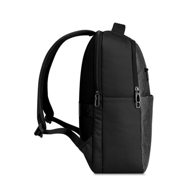 新秀丽Samsonite 双肩包电脑包男士休闲双肩背包抗菌收纳袋背包 TR1*08106 深灰色