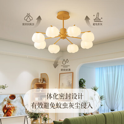 欧普奶油泡泡8头吊灯怎么样（欧普吊灯怎么拆灯罩）-图片4