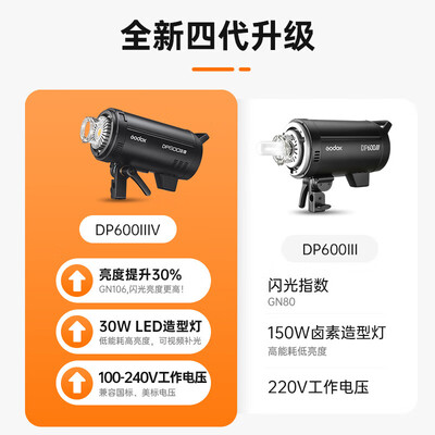 神牛影棚闪光灯哪个系列好（神牛DP600IIIV摄影闪光灯影棚套装摄影补光灯好不好）-图片4